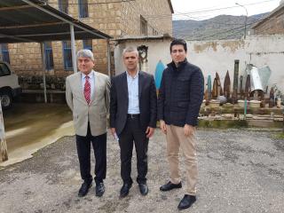 Professor Kamal Ketuly, Dr Sezar Mohammad meet Mr Hasan Hussein Ali